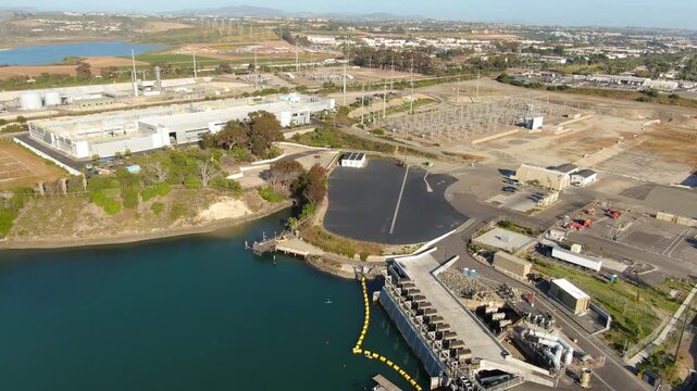 Aerial View of Claude Bud Lewis Carlsbad Desalination Plant California