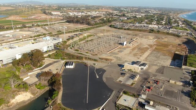 Aerial View of Claude Bud Lewis Carlsbad Desalination Plant California