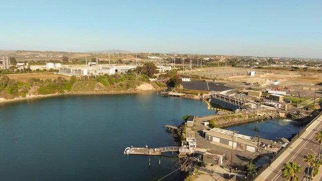 Aerial View of Claude Bud Lewis Carlsbad Desalination Plant California