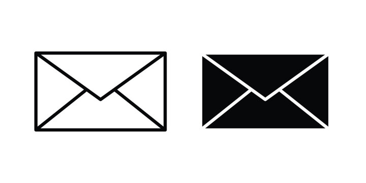 Email icon vector design Illustration pack for apps.