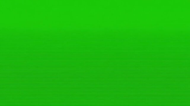 Green and white color block design.