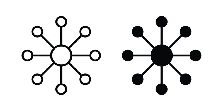 Network icon vector design Illustration pack for apps.