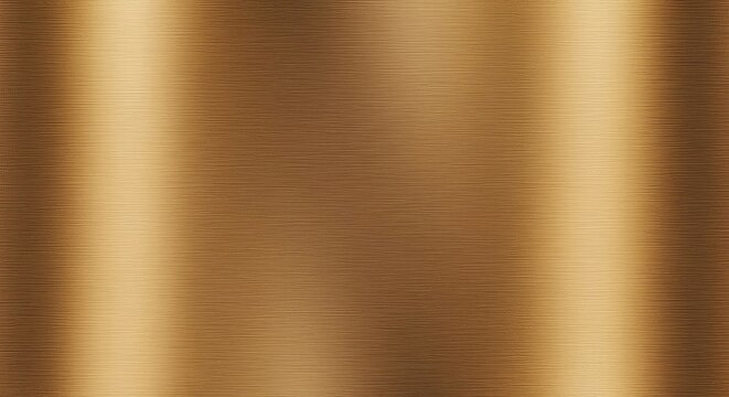 Detailed texture of a brushed bronze metal panel showing subtle horizontal strokes, warm golden-brown hues, and a refined industrial finish, scratched, horizontal, brushed