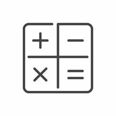 Fototapeta premium Calculator icon vector