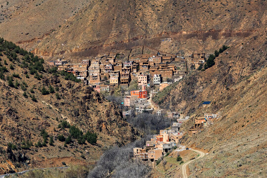 Bergdorf Imlil, Marrakesch, Marokko < english> Imlil mountain village, Marrakesh, Morocco
