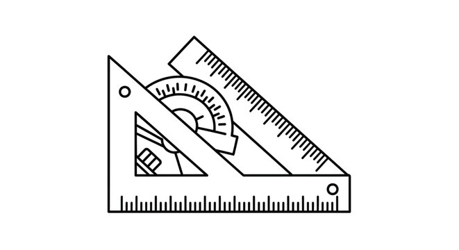 Combination Square Tool for Measurement.