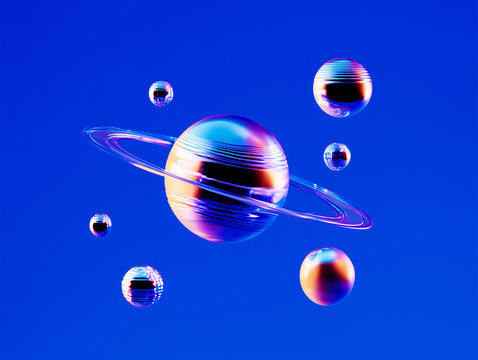 an abstract illustration of cosmos