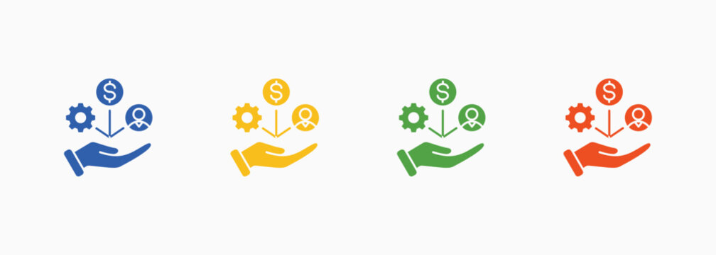 Resource Icon Set Color Multiple Style Collection Element For Design