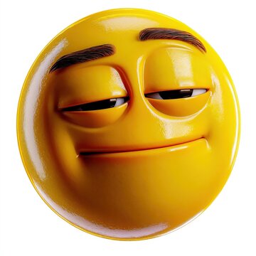 3D Emotional Meme Face with Mustache