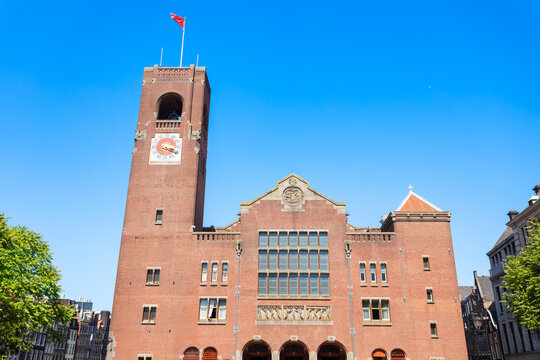 Beurs van Berlage building in Amsterdam, Netherlands