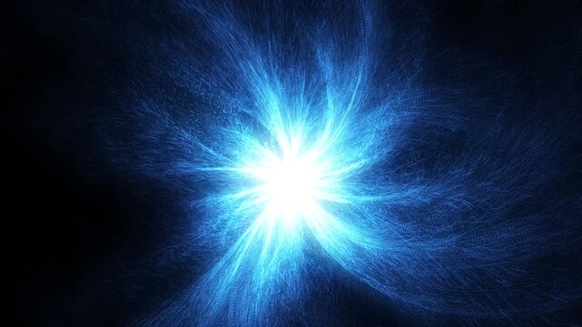 Powerful plasma streams burst from the surface of the incandescent star, forming giant loops and prominences. The dynamic movement of solar energy in outer space creates a majestic spectacle of contin