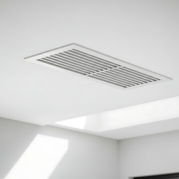 Air conditioning vent in ceiling
