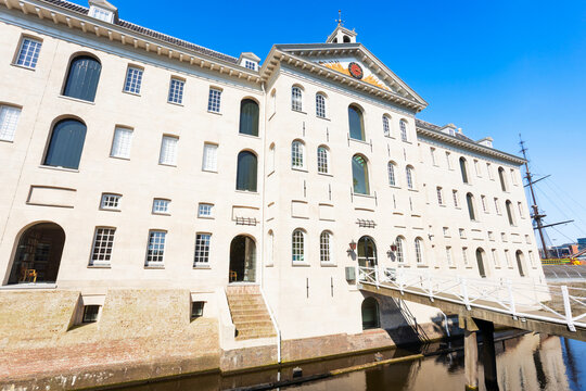 National Maritime Museum building in Amsterdam, Netherlands