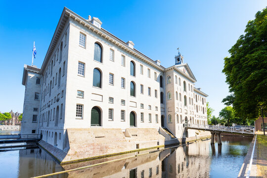 National Maritime Museum building in Amsterdam, Netherlands