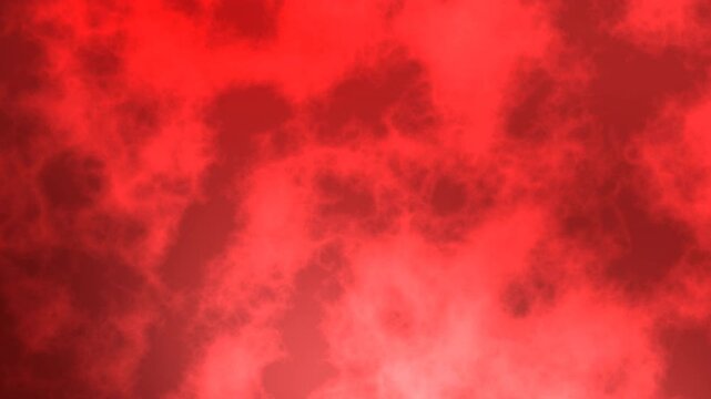 Bloody river swirling through smoky crimson clouds with a dark, intense abstract atmosphere