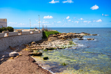 Obraz premium Capo Lilibeo cape in Marsala city in Sicily