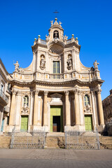 Fototapeta premium Collegiate Church or Basilica Maria Elemosina, Catania