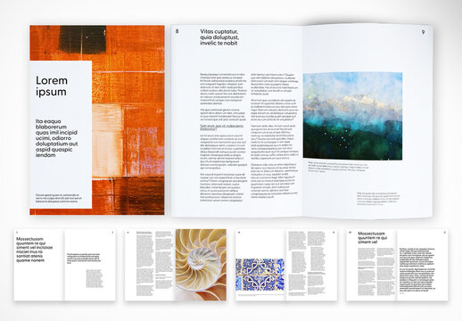 Art-Inspired Corporate Report Template