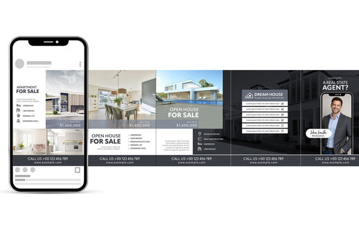 Real State Social Media Carousel Post