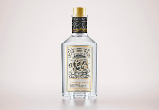 Liquor Bottle Mockup