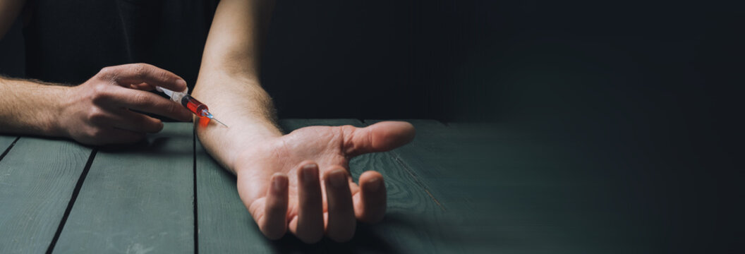 Young  Suffering from Drug Addiction