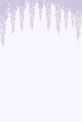Obraz premium 藤の花〈ハガキ〉E