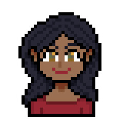 Fototapeta premium pixel art of a person avatar profile