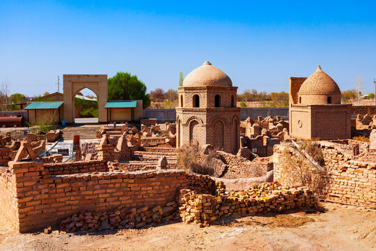 Mizdahkan Necropolis near Nukus city, Uzbekistan