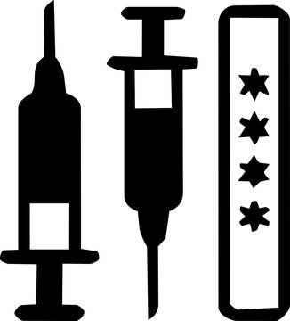 Black and White SQL Injection Cyber Attack Silhouette Illustration