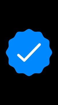 Check mark animation in flat and modern style. Full HD. 4K