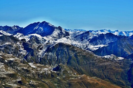 Austrian Alps - view from the path near the Greitspitze peak near Ischgl