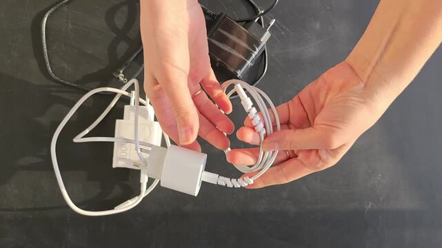 Discover how to organize wires and cables for a tidy workspace at home