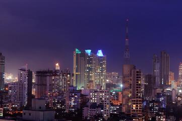 Obraz premium aerial view of mumbai