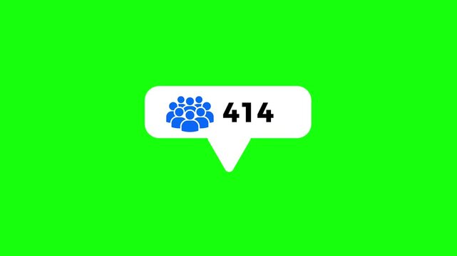Green Screen Community Counting Animation