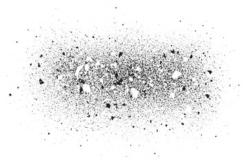 Obraz premium Abstract Black and White Grunge Ink Splatter Texture