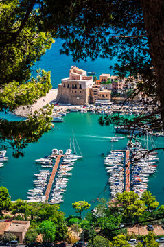 A magical summer holiday in Sicily. The Bay of Scopello, framed by its sea stacks, and the magical gulf of Castellammare del Golfo.