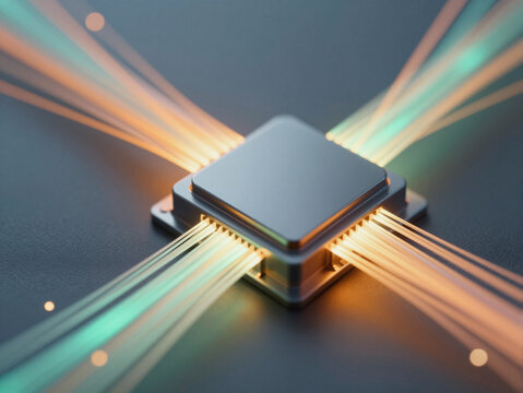 High-Speed Data Fiber Optic Stream Chip