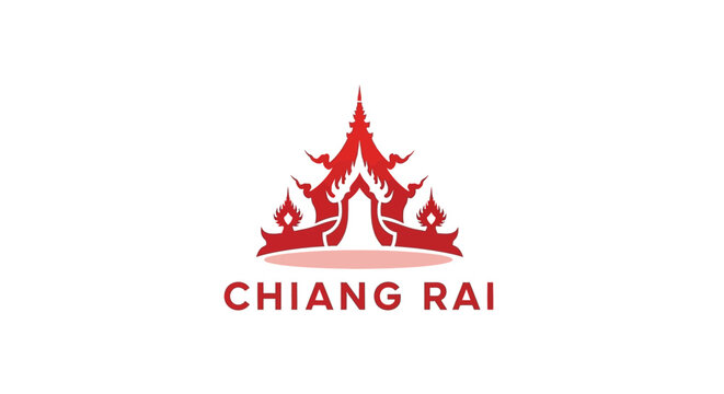 Chiang Rai Temple Logo - A Symbolic Representation of Thailands Heritage.
