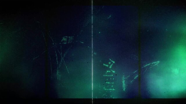 Flickering noisy grunge style film effect overlay loop.
