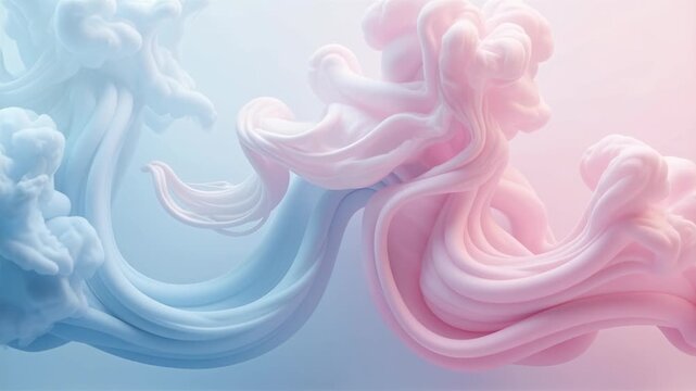 Ethereal Smoke Patterns in Soft Color Gradients
