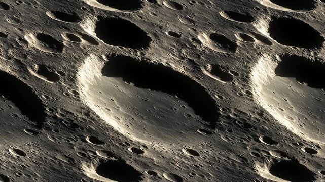 Textured lunar surface loop