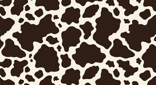 Brown and cream cow hide pattern background