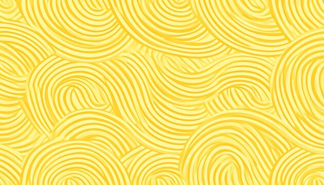 A yellow pattern of concentric circles on a white background