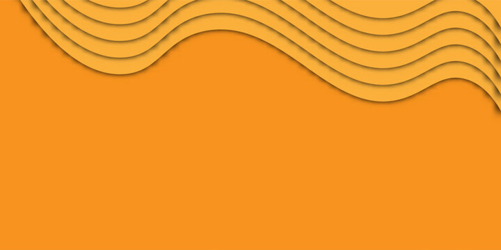 3D abstract paper cut background and paper cut shapes, vector illustration