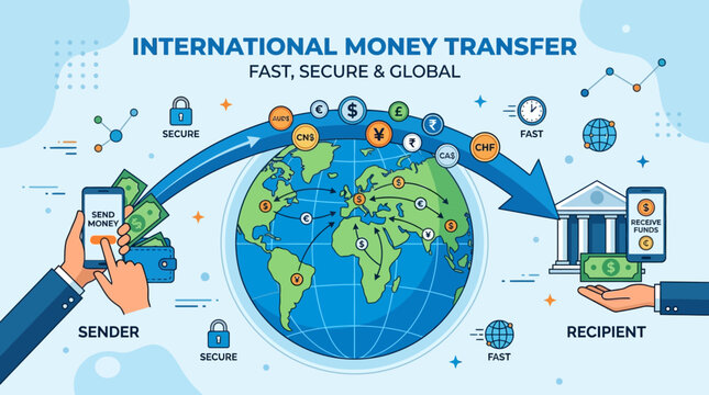 International money transfer services offer fast, secure, and global financial transactions for sending and receiving funds easily.