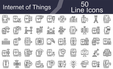 Internet of Things Smart Device Icons Set © Zubair