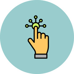 Obraz premium Interactive Icon Design