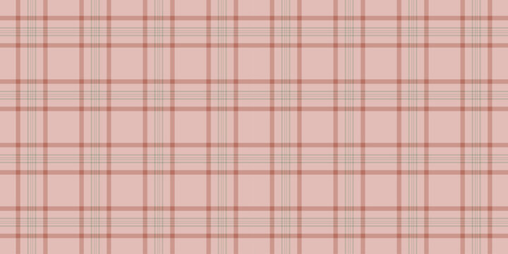 Spanish fabric plaid textile, hotel check tartan texture. Holiday pattern seamless vector background in light and pastel colors.