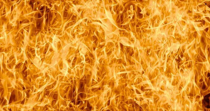 Abstract orange fire flames background texture.