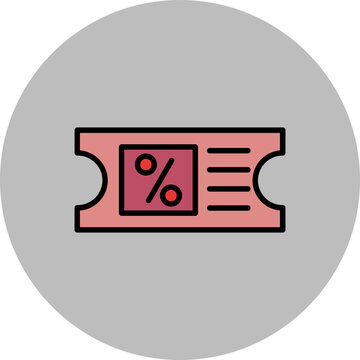 Discount Voucher Icon Design